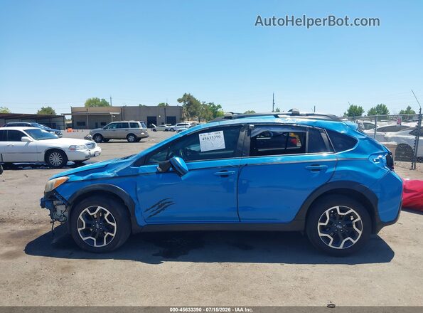 JF2GPADCXG8279877 2016 SUBARU CROSSTREK Blue Панорамний вид салону 360°
