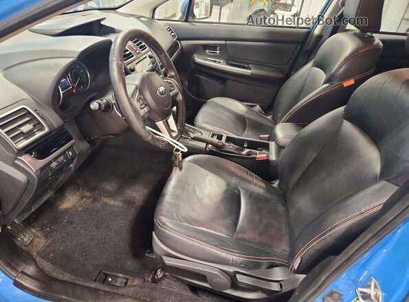 JF2GPAKC0GH274352 2016 SUBARU CROSSTREK Blue წინა სალონის ხედი