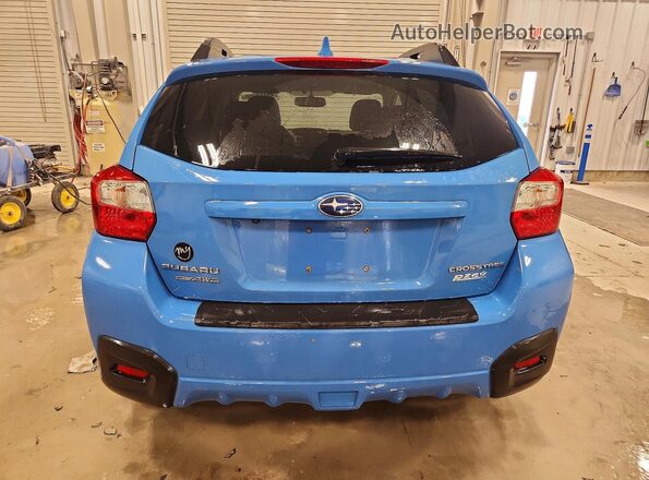 JF2GPAKC0GH274352 2016 SUBARU CROSSTREK Blue უკანა ხედი