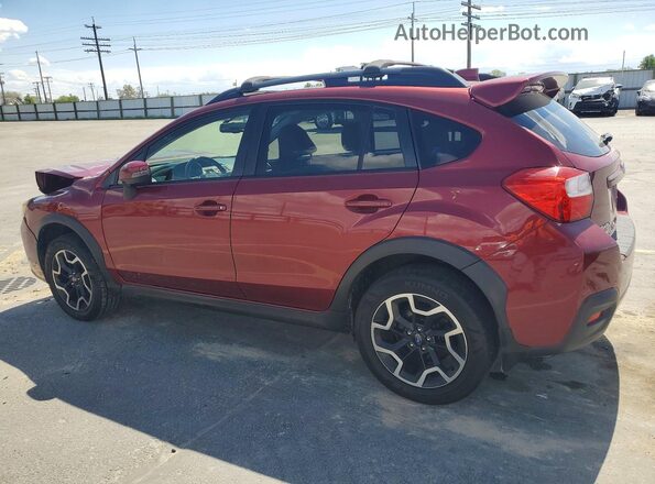 JF2GPAKC3GH227767 2016 SUBARU CROSSTREK Burgundy Trasero izquierdo