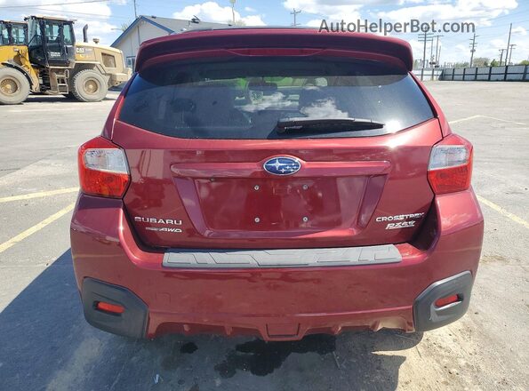 JF2GPAKC3GH227767 2016 SUBARU CROSSTREK Burgundy Vista trasera