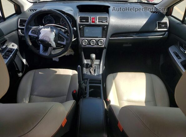 JF2GPAKC3GH227767 2016 SUBARU CROSSTREK Burgundy Vista del salpicadero