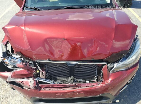 JF2GPAKC3GH227767 2016 SUBARU CROSSTREK Burgundy Vista del compartimento del motor