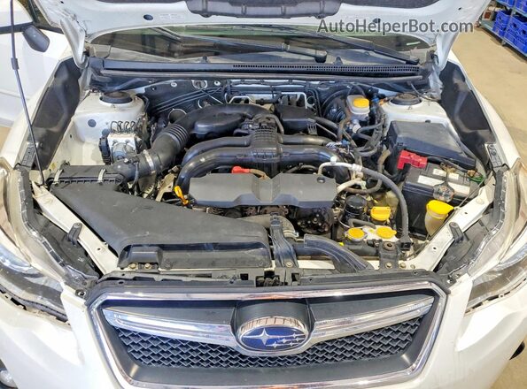 JF2GPAKC4GH228412 2016 SUBARU CROSSTREK White Вид задньої частини салону