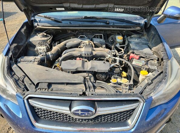 JF2GPAKC6G8289230 2016 SUBARU CROSSTREK Blue Вид задньої частини салону