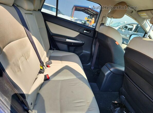 JF2GPAKC6G8289230 2016 SUBARU CROSSTREK Blue Вид задніх сидінь