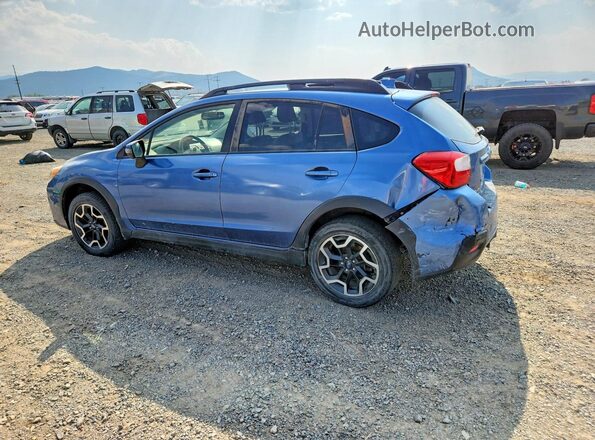 JF2GPAKC6G8289230 2016 SUBARU CROSSTREK Blue Задня ліва чверть
