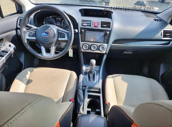 JF2GPAKC6G8289230 2016 SUBARU CROSSTREK Blue Вид панелі приладів