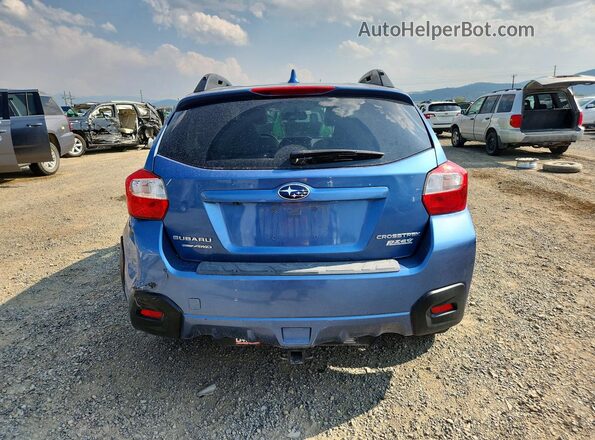 JF2GPAKC6G8289230 2016 SUBARU CROSSTREK Blue Вид ззаду