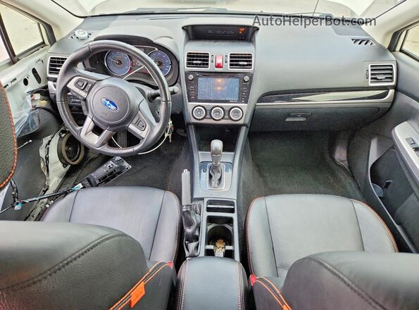 JF2GPAKC7G8218201 2016 SUBARU CROSSTREK White წინა პანელის ხედი