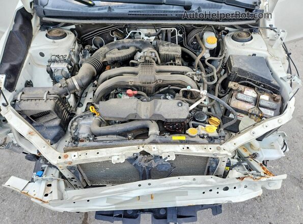JF2GPAKC7G8218201 2016 SUBARU CROSSTREK White ძრავის განყოფილების ხედი