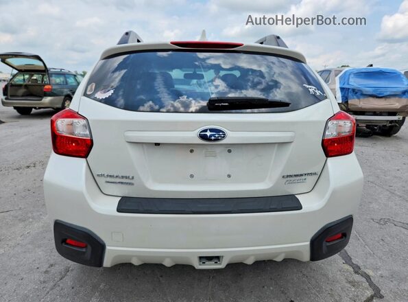 JF2GPAKC7G8218201 2016 SUBARU CROSSTREK White უკანა ხედი