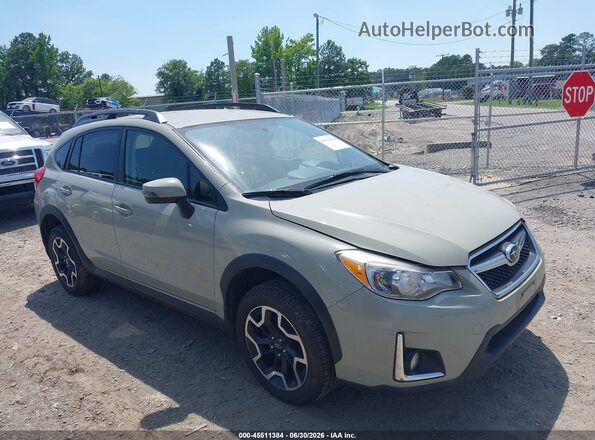 JF2GPAKC8GH268508 2016 SUBARU CROSSTREK Tan Widok wnętrza z tyłu