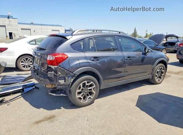 JF2GPAKC8H8207418 2017 SUBARU CROSSTREK Charcoal Задня права чверть