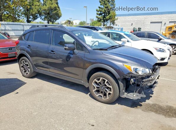 JF2GPAKC8H8207418 2017 SUBARU CROSSTREK Charcoal Передня права чверть