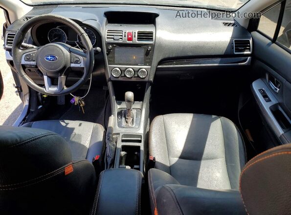JF2GPAKC8H8207418 2017 SUBARU CROSSTREK Charcoal Вид панелі приладів