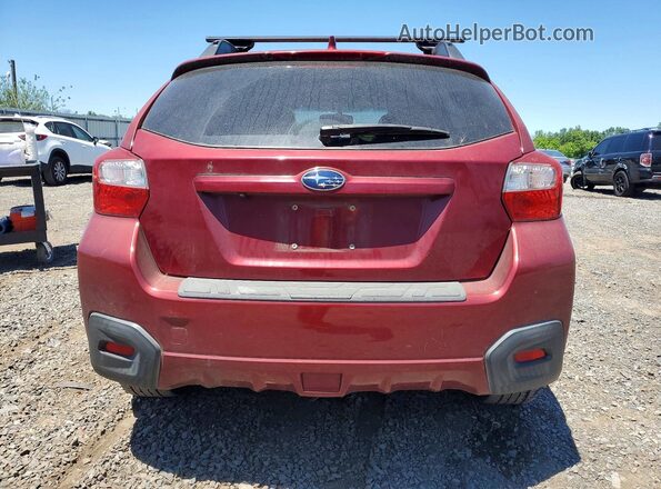 JF2GPAKC9GH321071 2016 SUBARU CROSSTREK Burgundy Vista trasera