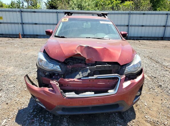 JF2GPAKC9GH321071 2016 SUBARU CROSSTREK Burgundy Vista frontal