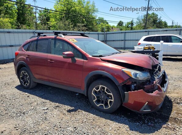 JF2GPAKC9GH321071 2016 SUBARU CROSSTREK Burgundy Delantero derecho