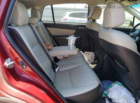 JF2GPAKC9GH321071 2016 SUBARU CROSSTREK Burgundy Vista de los asientos traseros