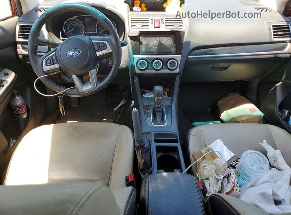 JF2GPAKC9GH321071 2016 SUBARU CROSSTREK Burgundy Vista del salpicadero