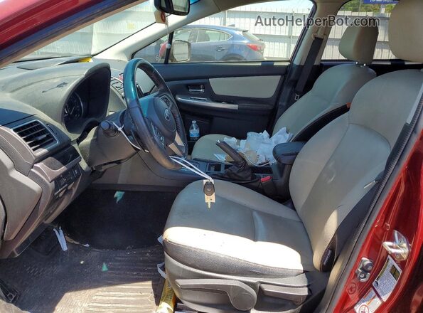 JF2GPAKC9GH321071 2016 SUBARU CROSSTREK Burgundy Vista interior delantera