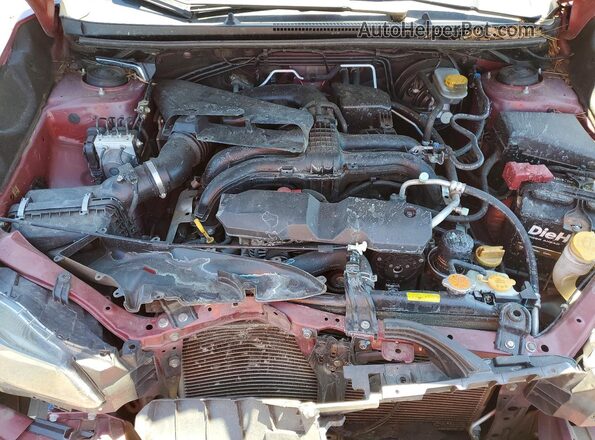 JF2GPAKC9GH321071 2016 SUBARU CROSSTREK Burgundy Vista interior trasera