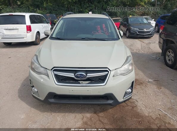 JF2GPAKCXG8226261 2016 SUBARU CROSSTREK Tan ხელსაწყოთა პანელის ხედი