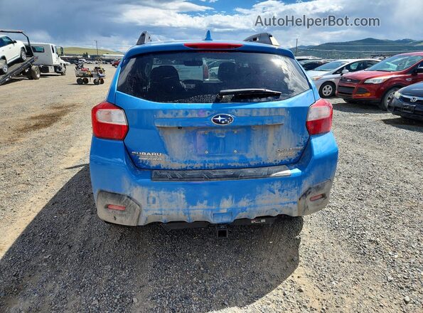 JF2GPAKCXH8213124 2017 SUBARU CROSSTREK Blue Vista trasera