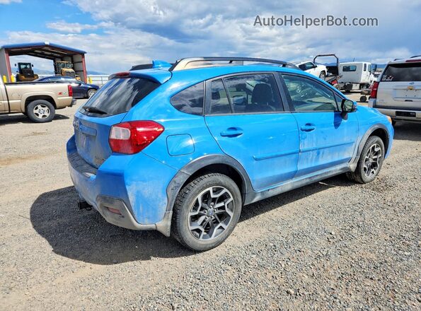 JF2GPAKCXH8213124 2017 SUBARU CROSSTREK Blue Trasero derecho