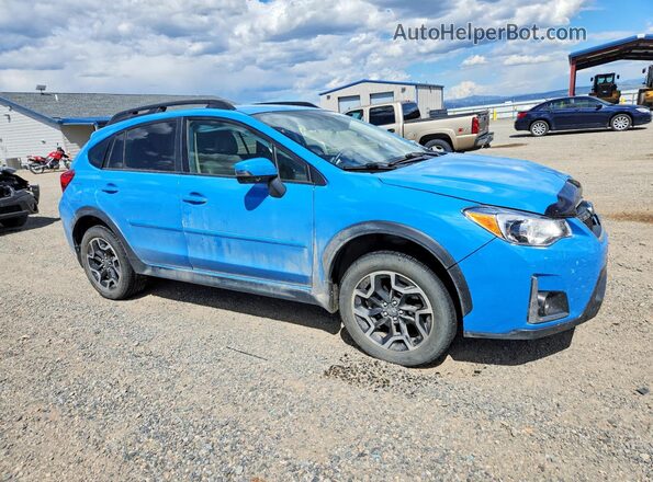 JF2GPAKCXH8213124 2017 SUBARU CROSSTREK Blue Delantero derecho