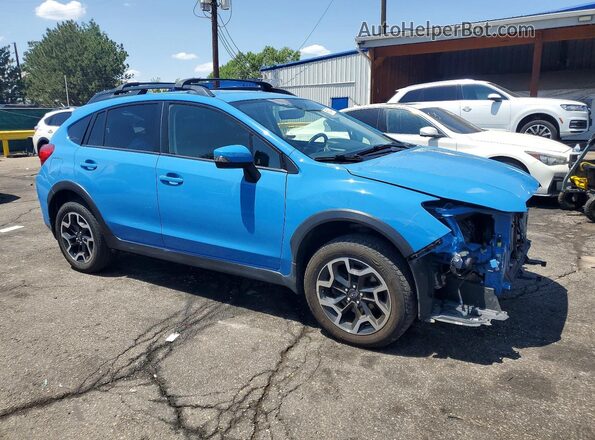 JF2GPAKCXHH259343 2017 SUBARU CROSSTREK Blue Przód prawy