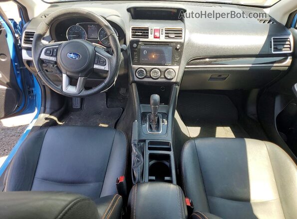 JF2GPAKCXHH259343 2017 SUBARU CROSSTREK Blue Widok deski rozdzielczej