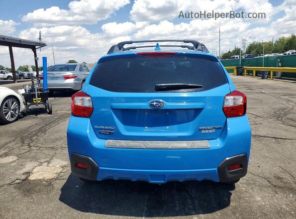 JF2GPAKCXHH259343 2017 SUBARU CROSSTREK Blue Widok z tyłu