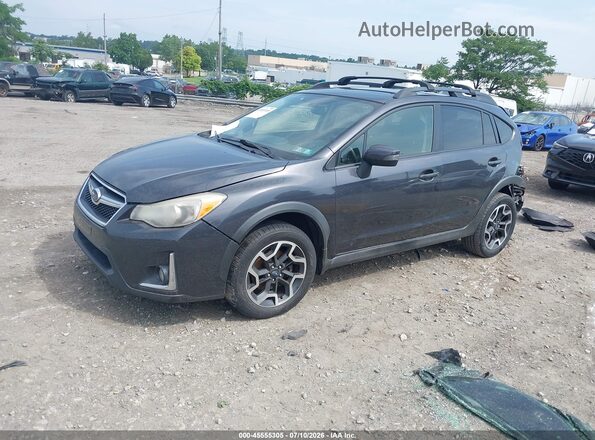 JF2GPALC0GH311107 2016 SUBARU CROSSTREK Gray Vista tres cuartos delantera izquierda
