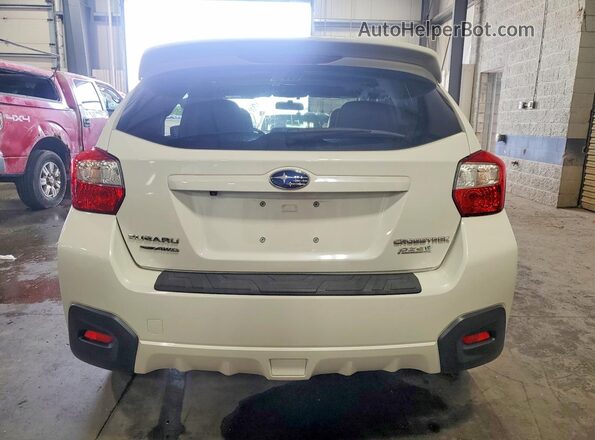 JF2GPALC1GH264752 2016 SUBARU CROSSTREK White Вид ззаду