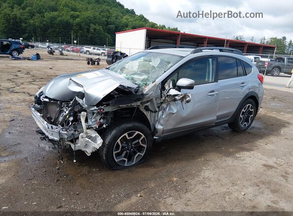 JF2GPALC2H8217246 2017 SUBARU CROSSTREK Silver წინა მარცხენა ხედი სამი მეოთხედიდან