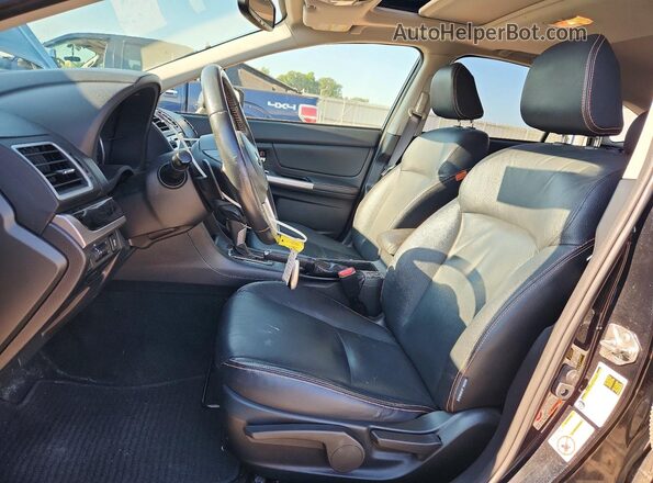 JF2GPALC5G8200634 2016 SUBARU CROSSTREK Black Սալոնի դիմացի տեսք