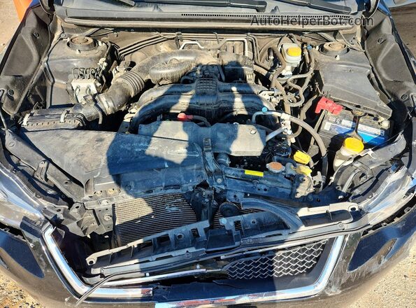 JF2GPALC5G8200634 2016 SUBARU CROSSTREK Black Շարժիչի բաժամունքի տեսք