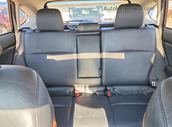 JF2GPALC5G8200634 2016 SUBARU CROSSTREK Black Հետևի նստատեղերի տեսք