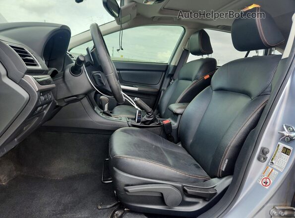 JF2GPALC7GH299425 2016 SUBARU CROSSTREK Silver Vista interior delantera