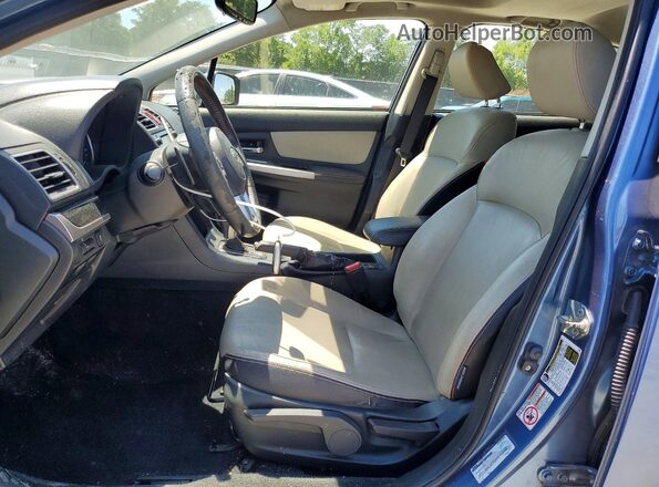 JF2GPALC7GH314988 2016 SUBARU CROSSTREK Blue Vista interior delantera
