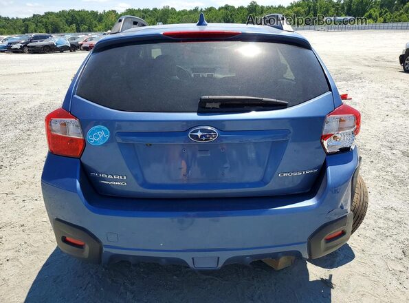 JF2GPALC7GH314988 2016 SUBARU CROSSTREK Blue Vista trasera