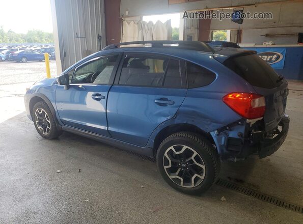 JF2GPALC8HH234357 2017 SUBARU CROSSTREK Синий Задняя левая четверть