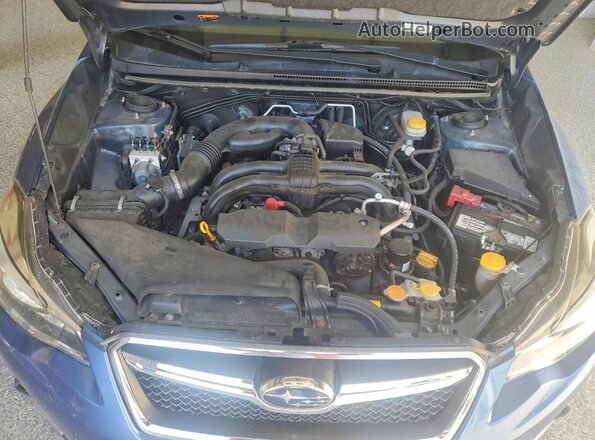 JF2GPALC8HH234357 2017 SUBARU CROSSTREK Синий Вид подкапотного пространства
