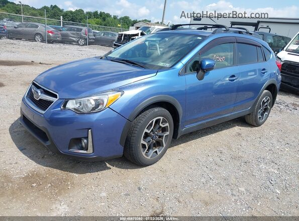 JF2GPALC9HH273376 2017 SUBARU CROSSTREK Blue Vista tres cuartos delantera izquierda
