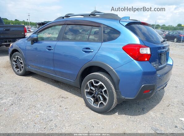 JF2GPALC9HH273376 2017 SUBARU CROSSTREK Blue Trasero izquierdo