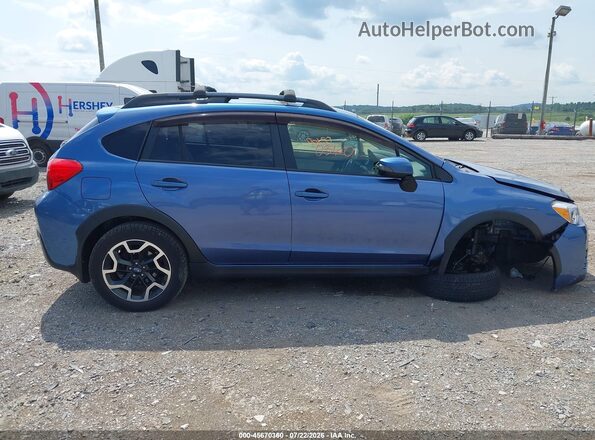 JF2GPALC9HH273376 2017 SUBARU CROSSTREK Blue Vista del cuadro de instrumentos