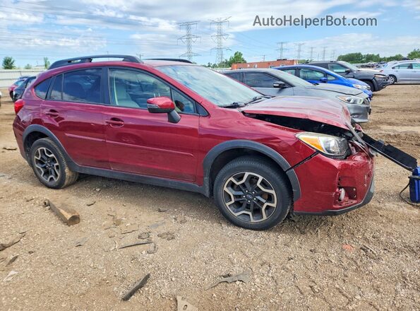 JF2GPALCXHH212649 2017 SUBARU CROSSTREK Maroon Front right