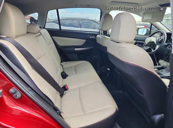 JF2GPALCXHH212649 2017 SUBARU CROSSTREK Maroon Rear seats view